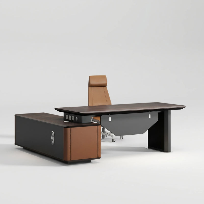 Bentley · Modern L-Shaped Executive Desk