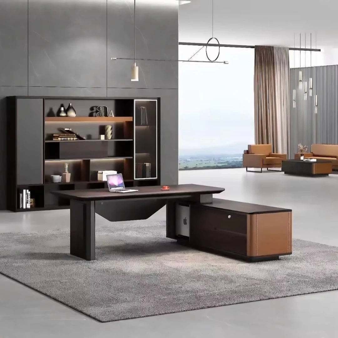 James · Modern L-Shaped Executive Desk