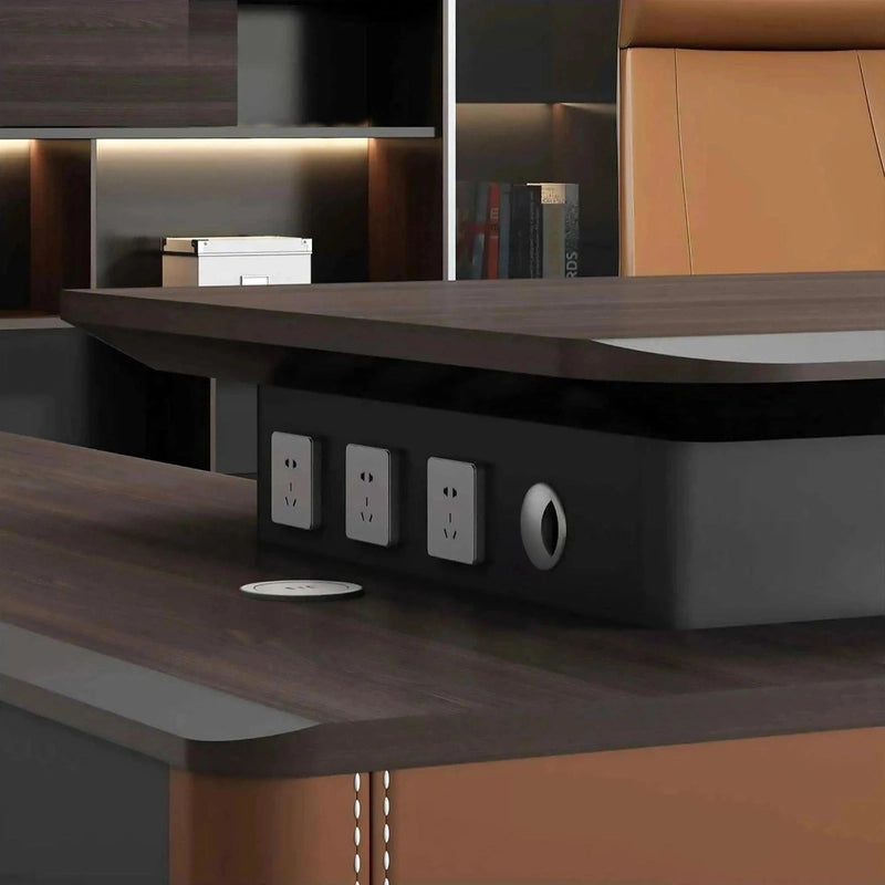 James · Modern L-Shaped Executive Desk