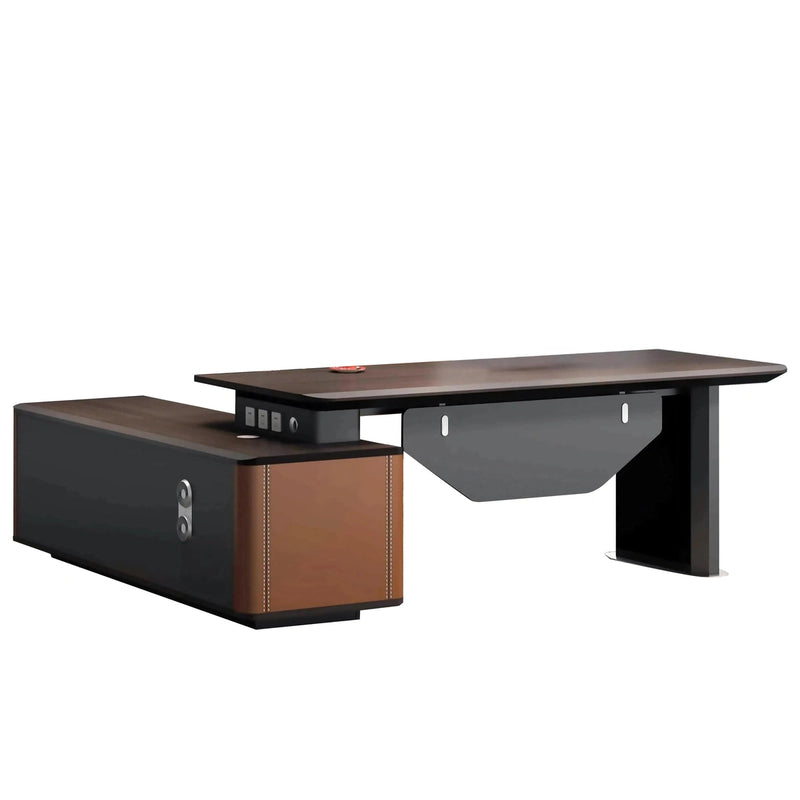 James · Modern L-Shaped Executive Desk