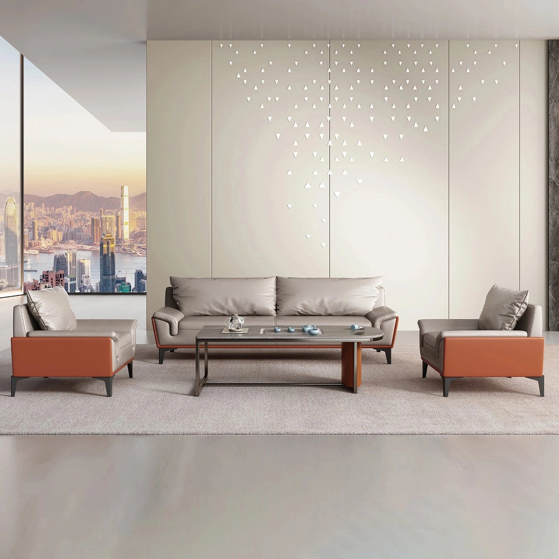 Jave · Modern Office Waiting Area Lounge Seating Set