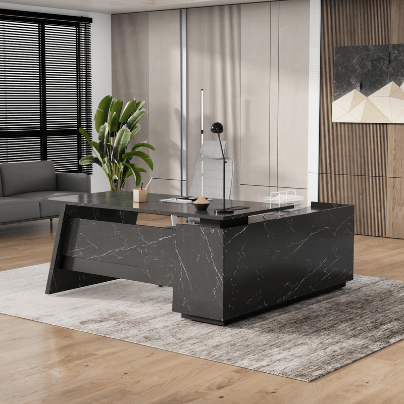 Jaxson ยท Modern L-Shaped Executive Desk