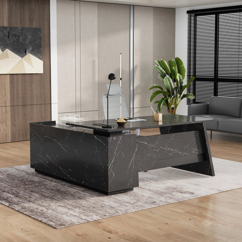Jaxson ยท Modern L-Shaped Executive Desk