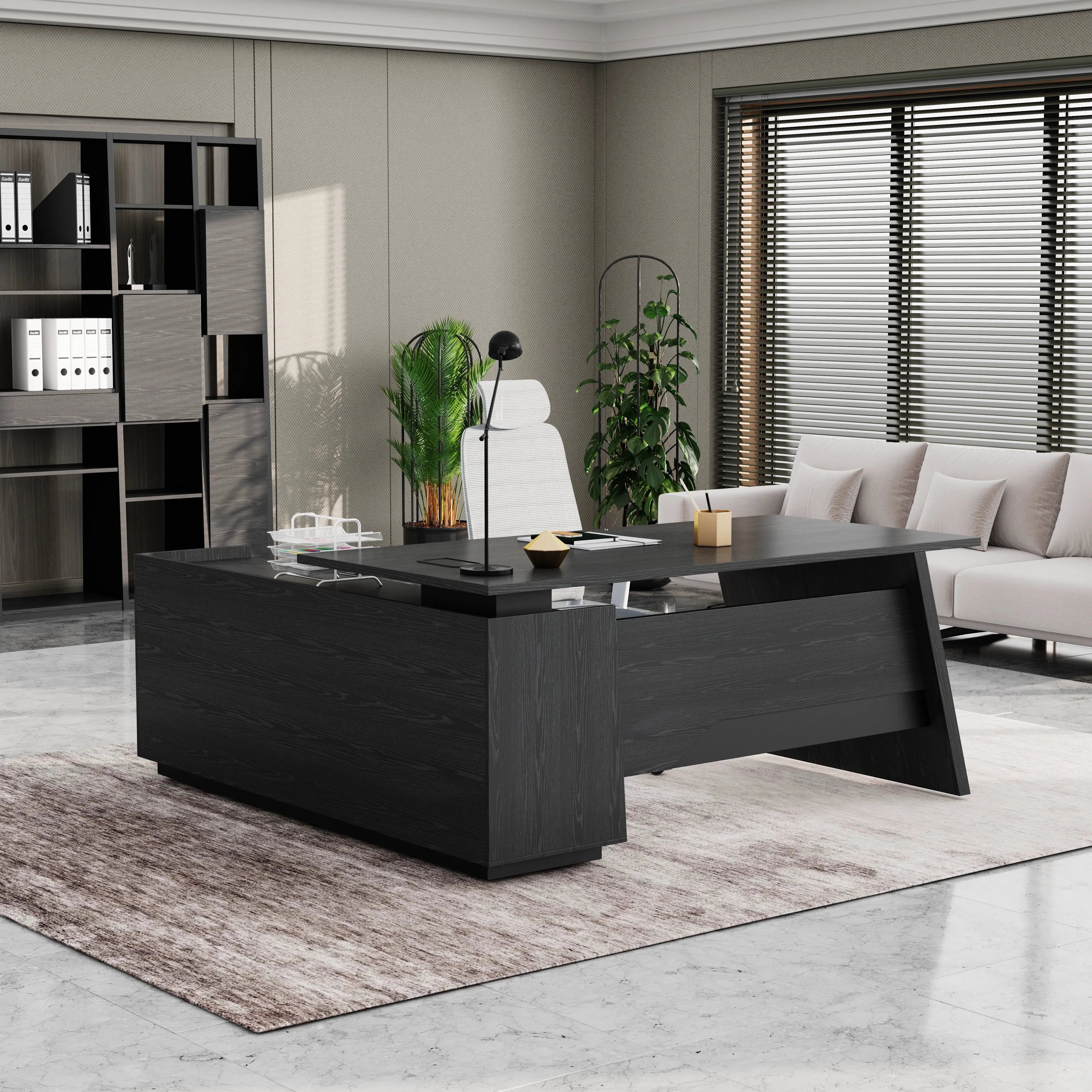 Jaxson ยท Modern L-Shaped Executive Desk
