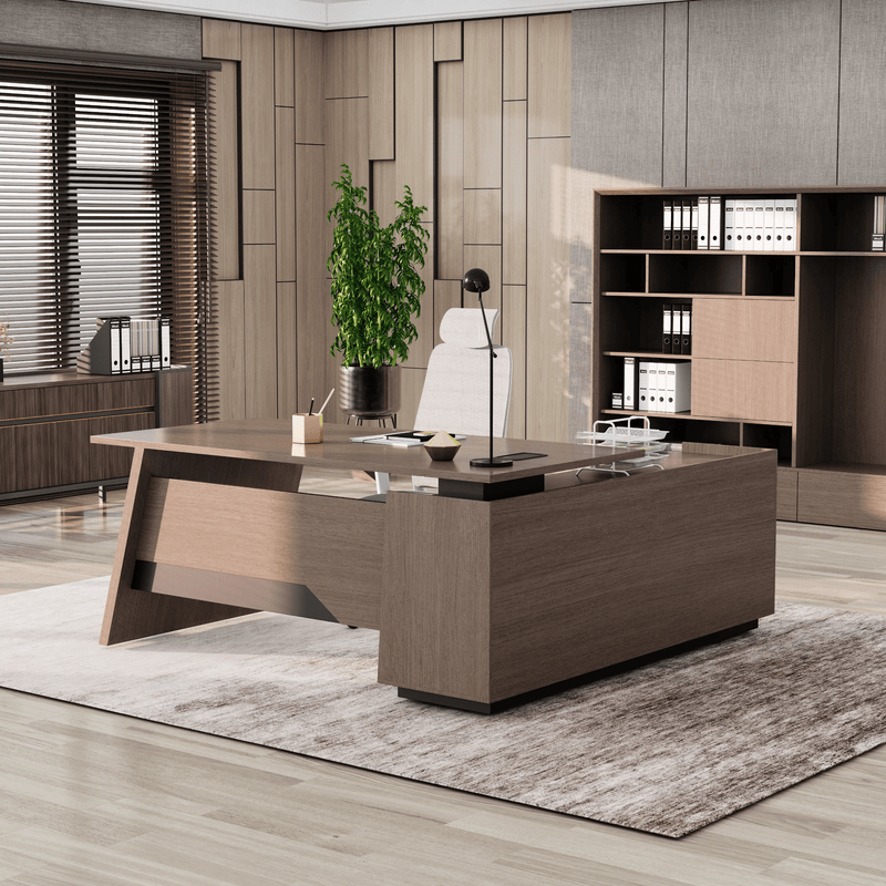 Jaxson ยท Modern L-Shaped Executive Desk
