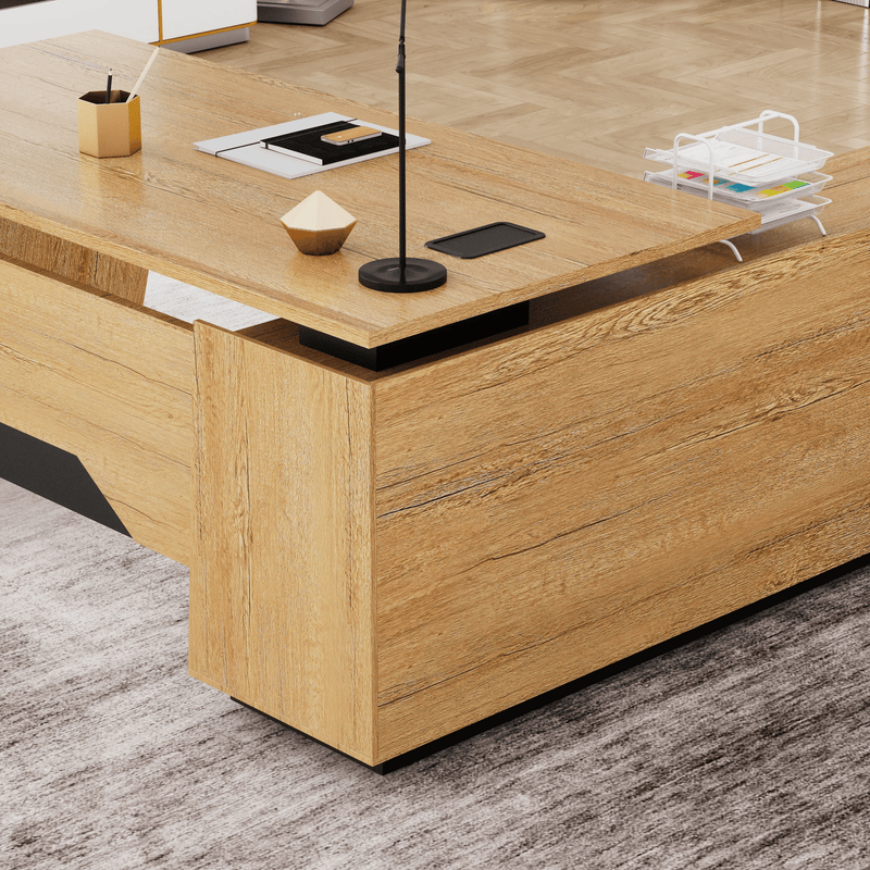 Jaxson ยท Modern L-Shaped Executive Desk