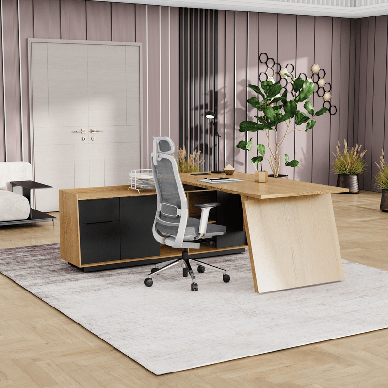 Jaxson ยท Modern L-Shaped Executive Desk