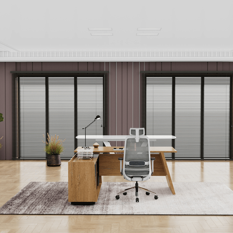 Jaxson ยท Modern L-Shaped Executive Desk
