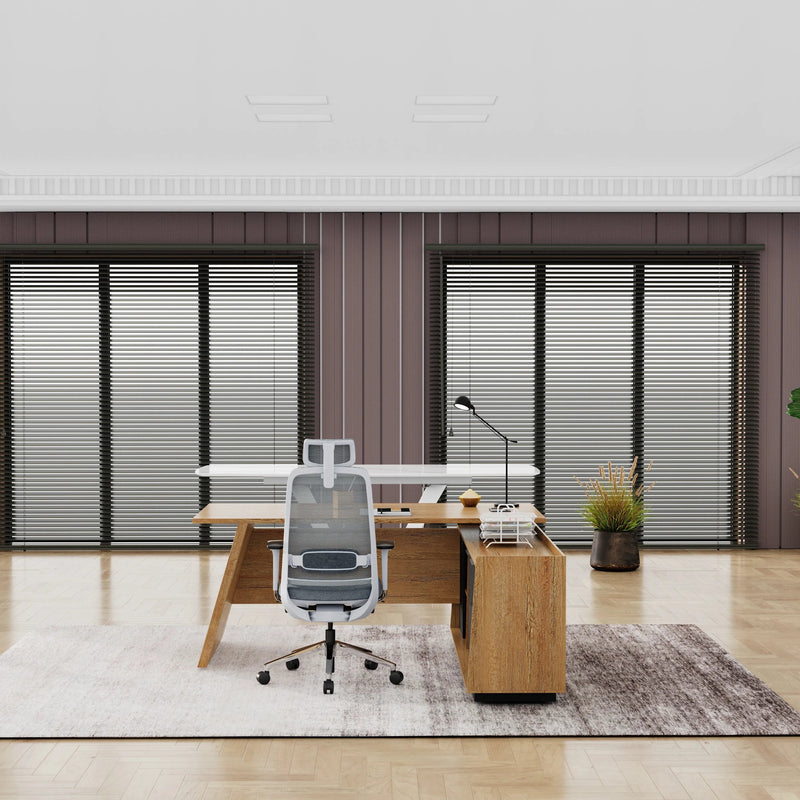 Jaxson ยท Modern L-Shaped Executive Desk