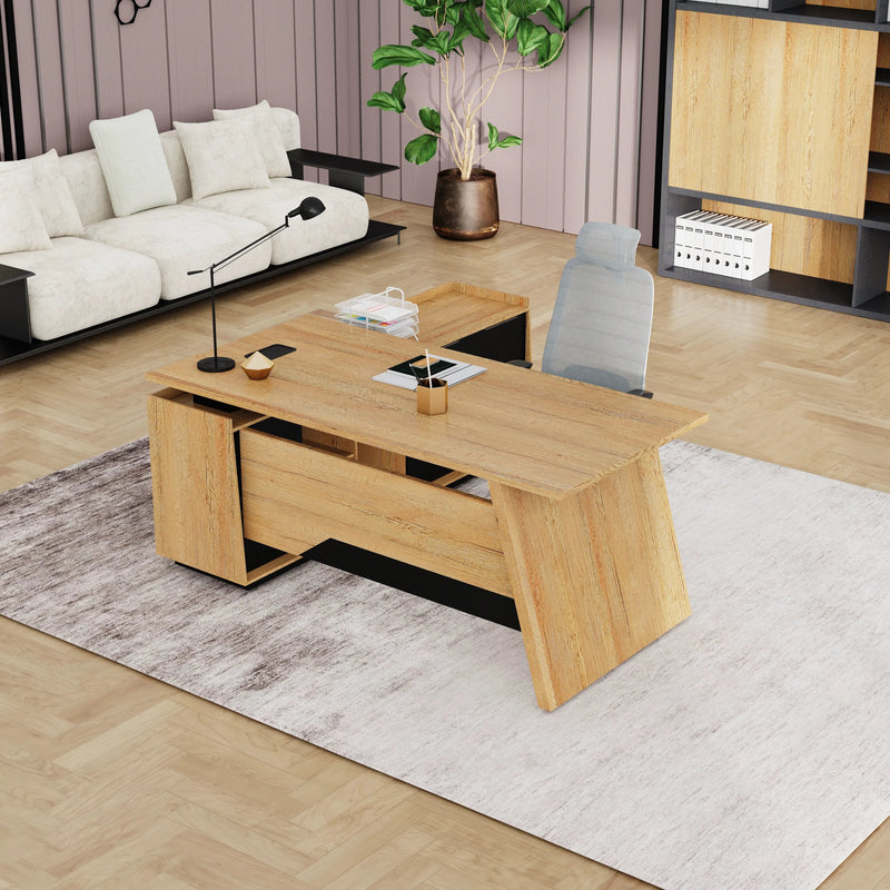 Jaxson ยท Modern L-Shaped Executive Desk