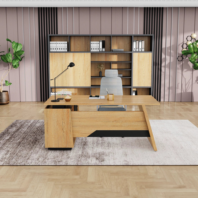 Jaxson ยท Modern L-Shaped Executive Desk
