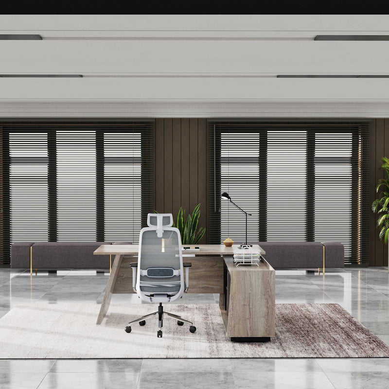 Jaxson ยท Modern L-Shaped Executive Desk