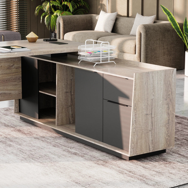 Jaxson ยท Modern L-Shaped Executive Desk