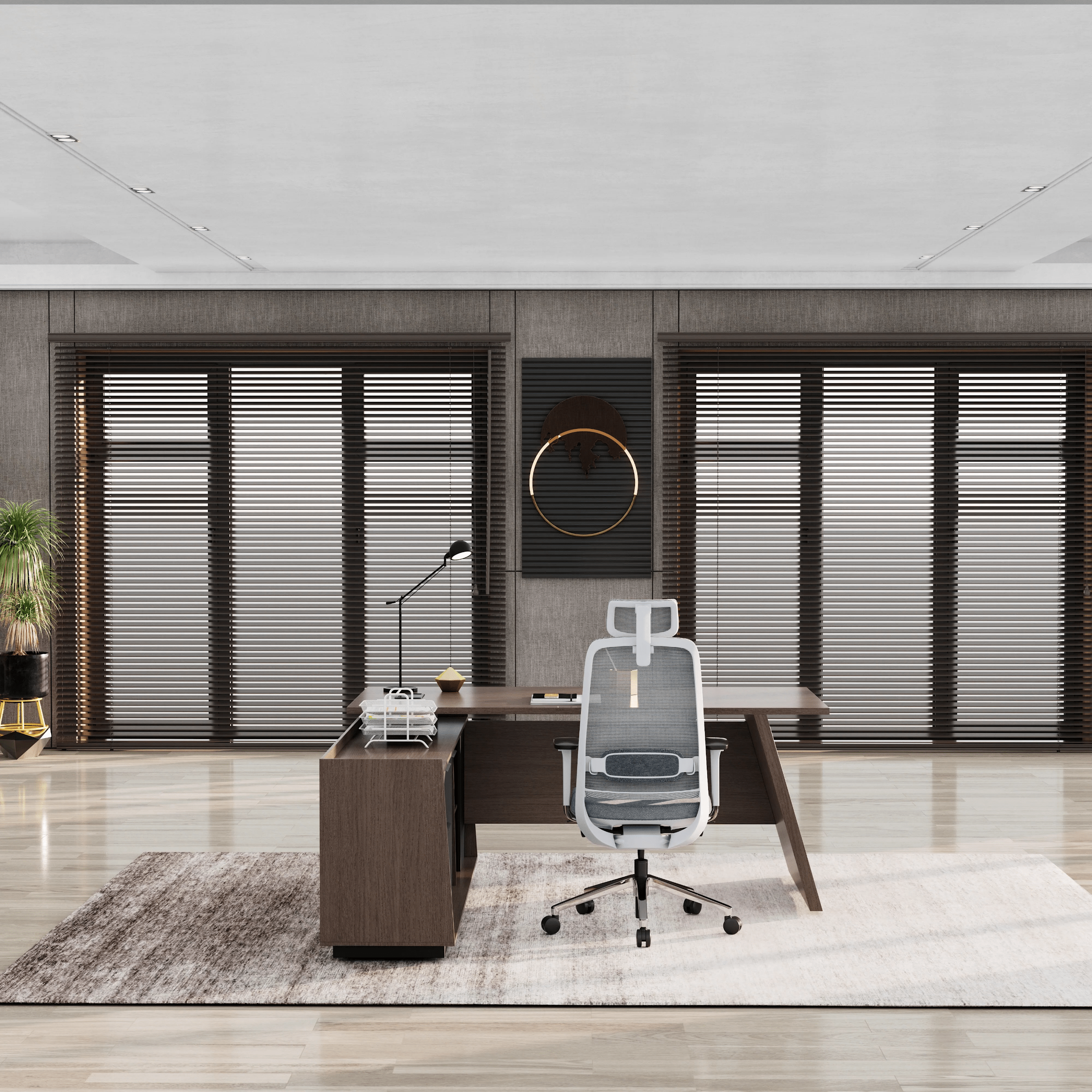 Jaxson ยท Modern L-Shaped Executive Desk