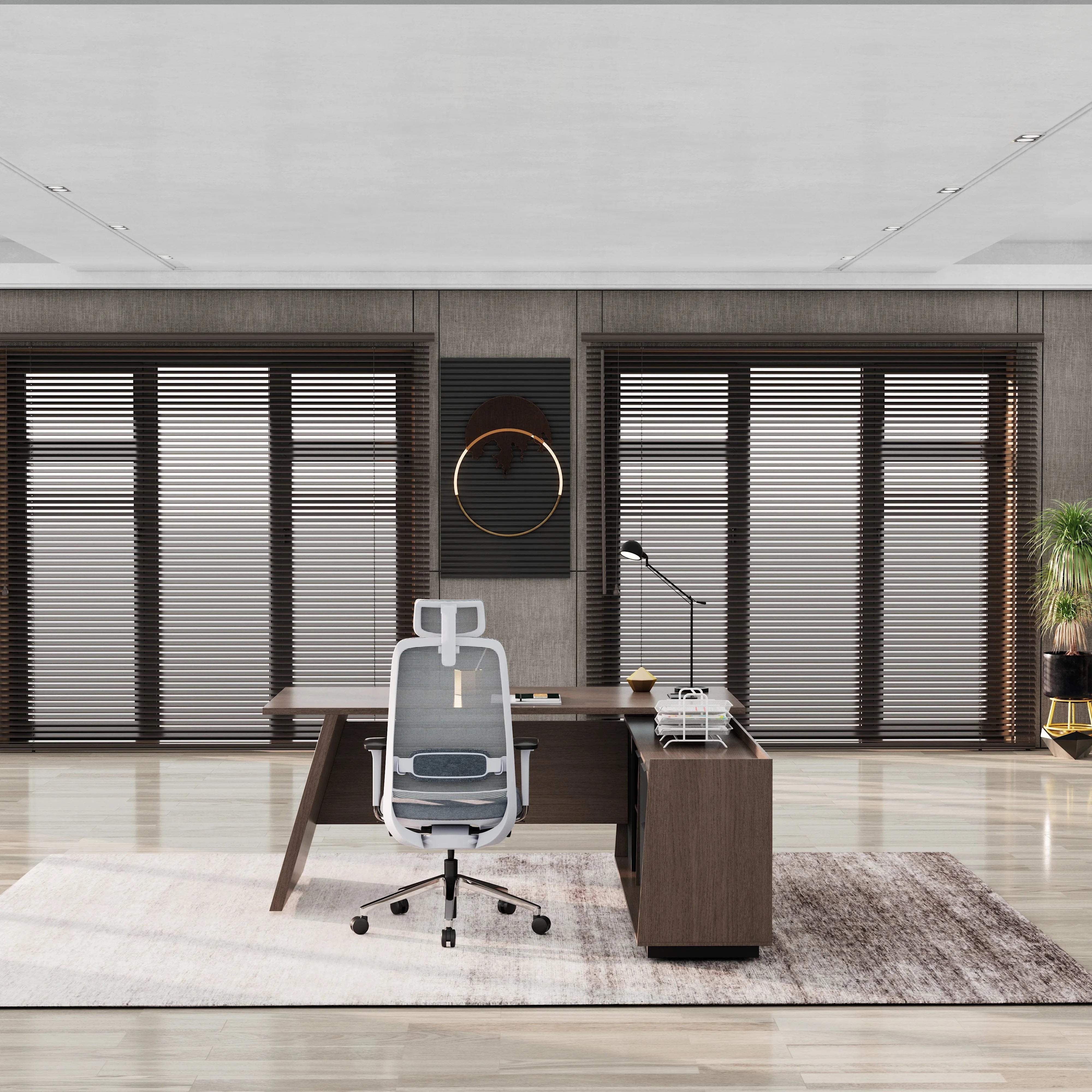 Jaxson ยท Modern L-Shaped Executive Desk