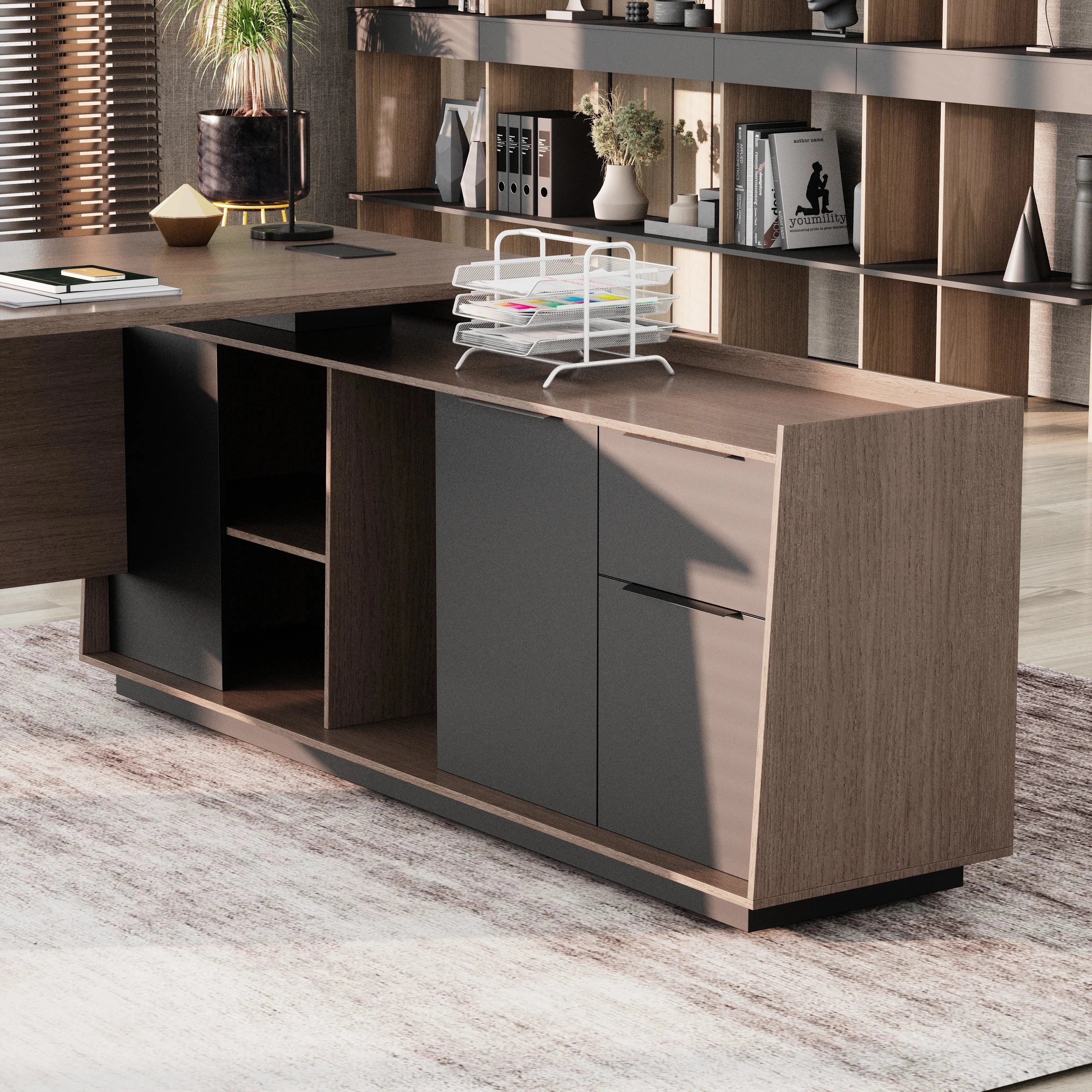 Jaxson ยท Modern L-Shaped Executive Desk