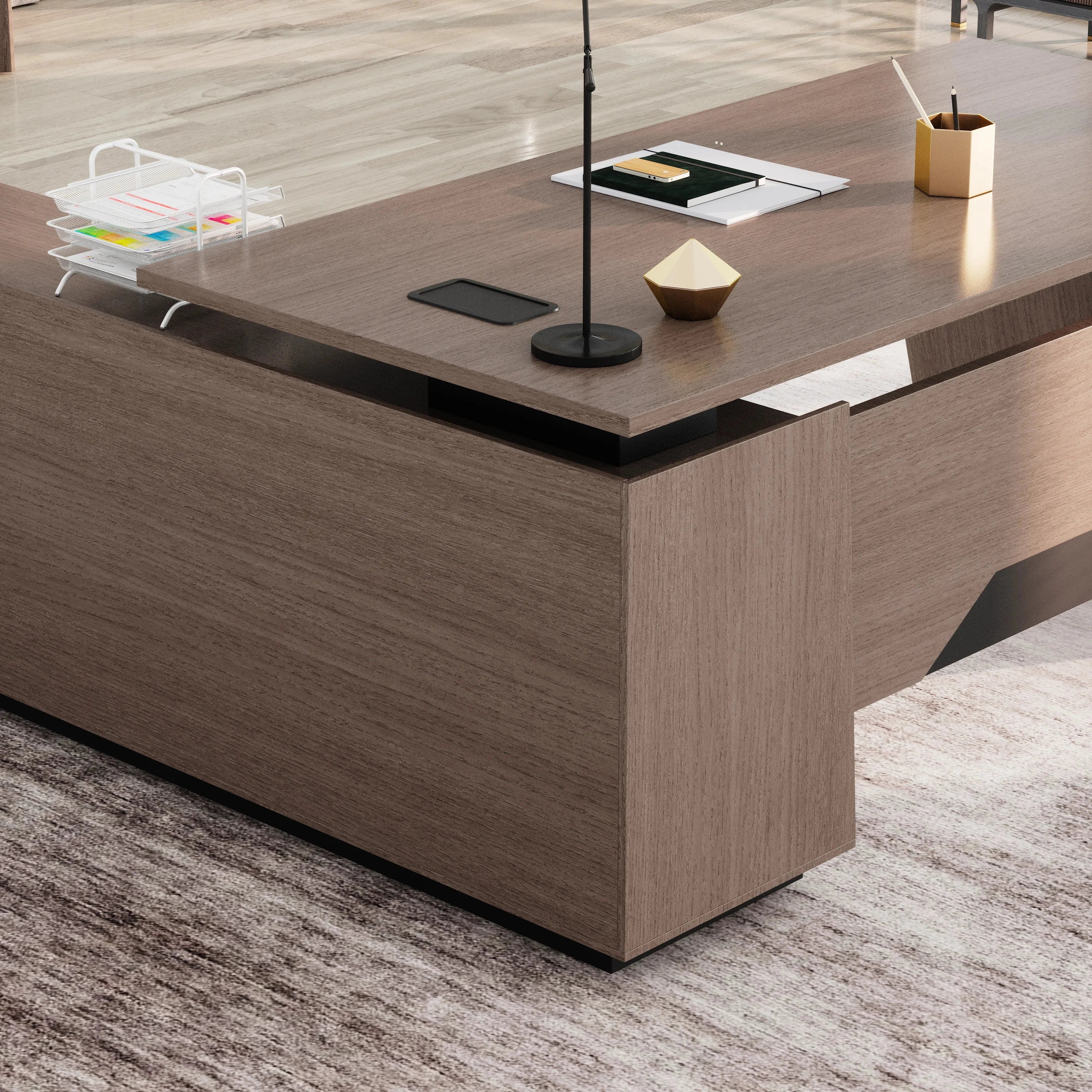 Jaxson ยท Modern L-Shaped Executive Desk
