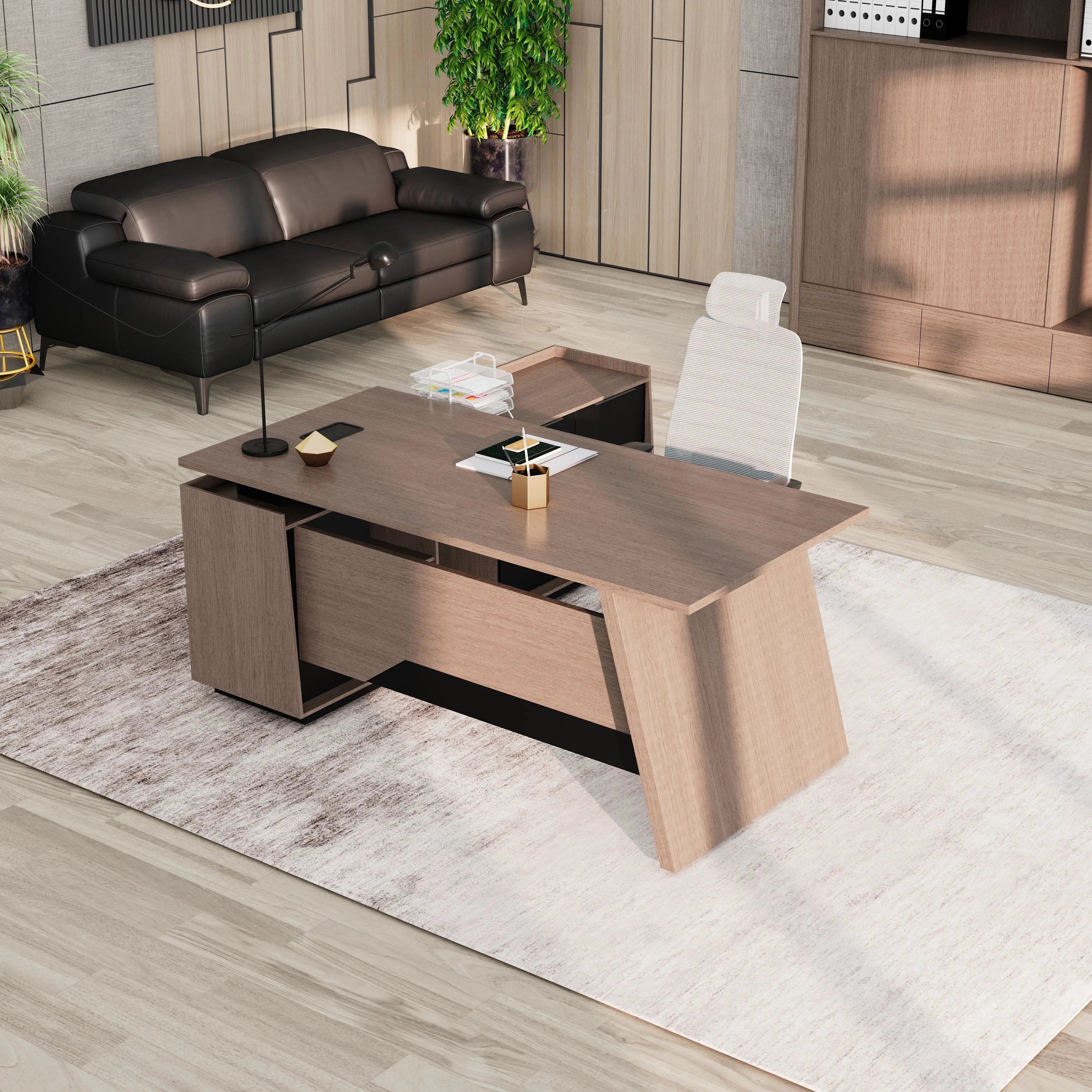 Jaxson ยท Modern L-Shaped Executive Desk