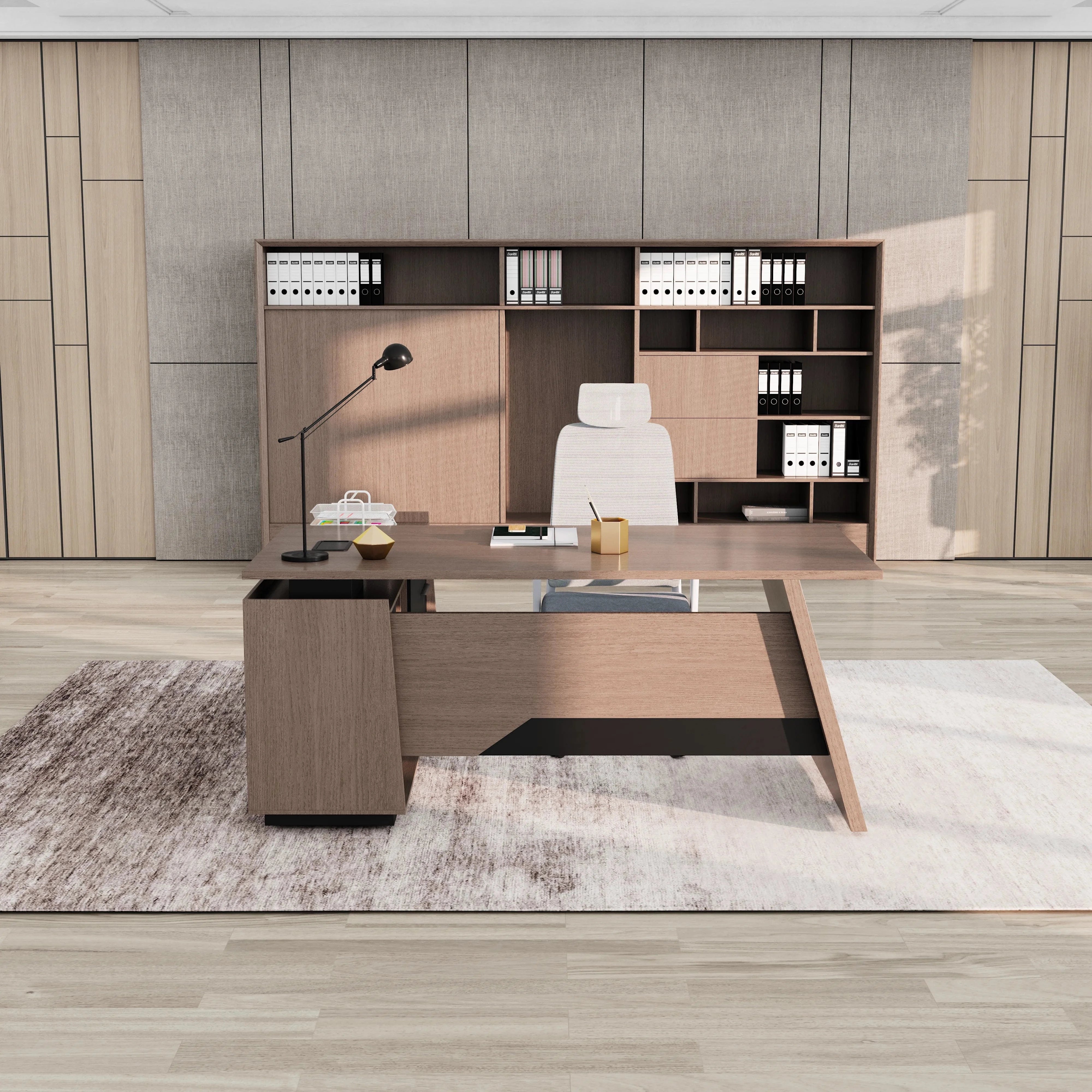 Jaxson ยท Modern L-Shaped Executive Desk