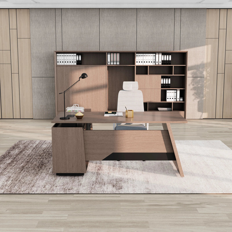 Jaxson ยท Modern L-Shaped Executive Desk