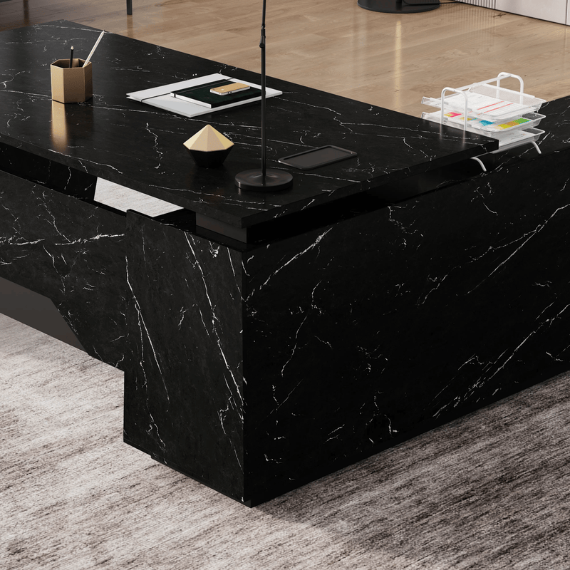 Jaxson ยท Modern L-Shaped Executive Desk