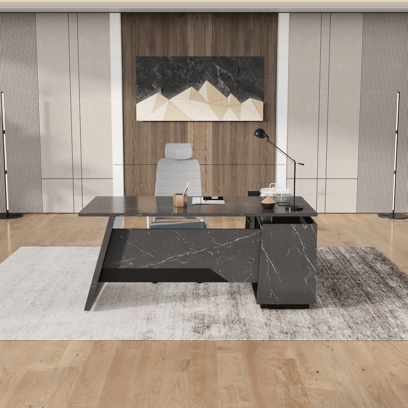 Jaxson ยท Modern L-Shaped Executive Desk