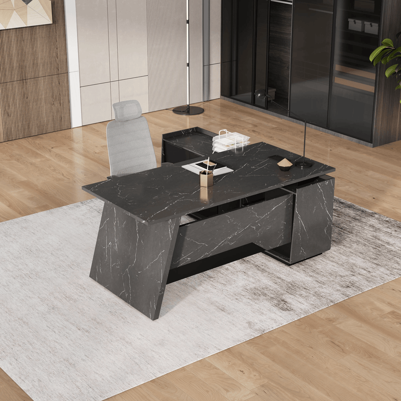 Jaxson ยท Modern L-Shaped Executive Desk