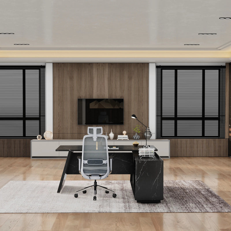 Jaxson ยท Modern L-Shaped Executive Desk