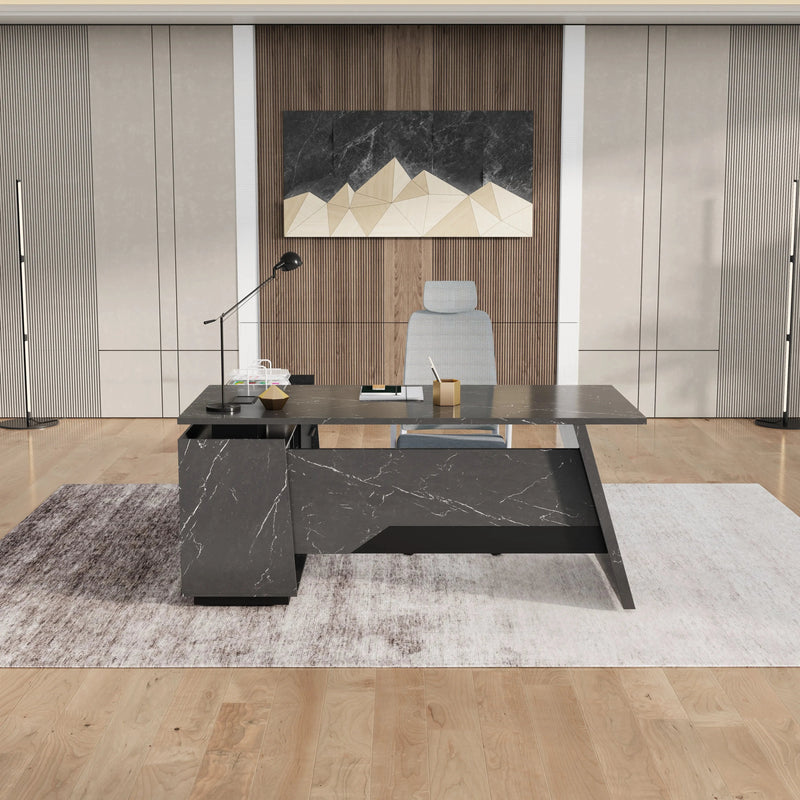 Jaxson ยท Modern L-Shaped Executive Desk