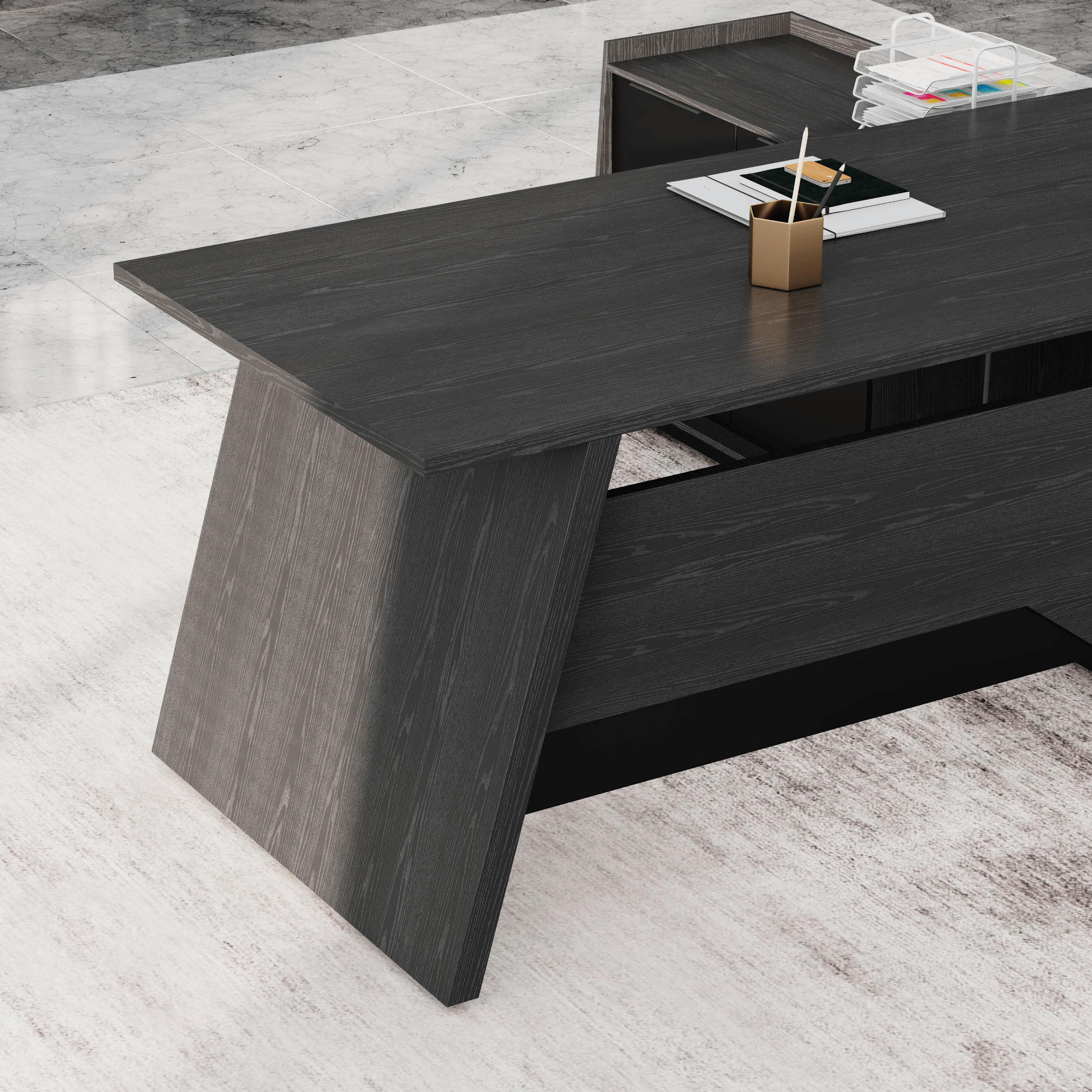 Jaxson ยท Modern L-Shaped Executive Desk