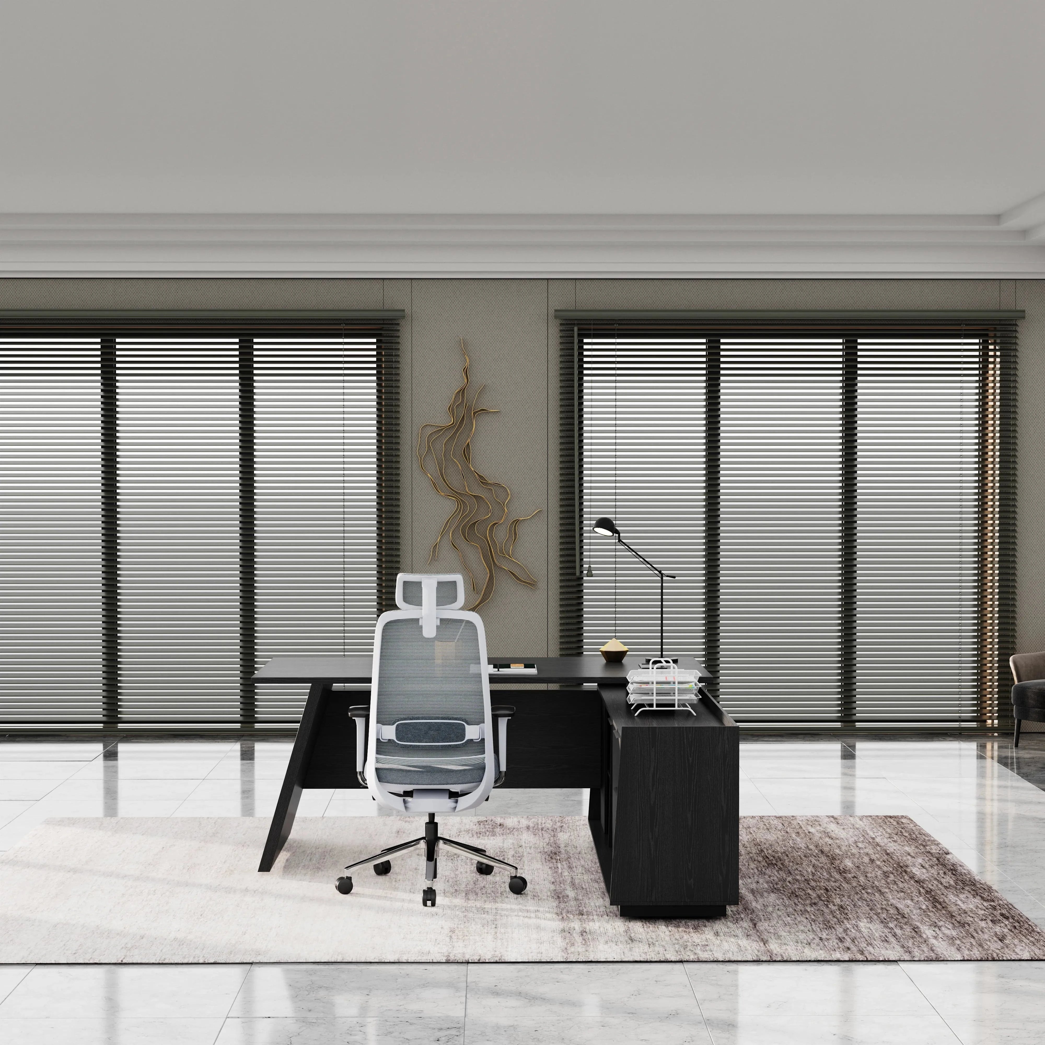 Jaxson ยท Modern L-Shaped Executive Desk