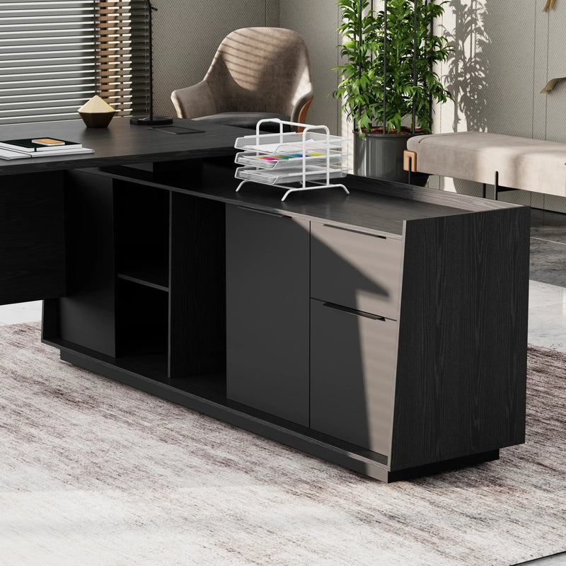 Jaxson ยท Modern L-Shaped Executive Desk