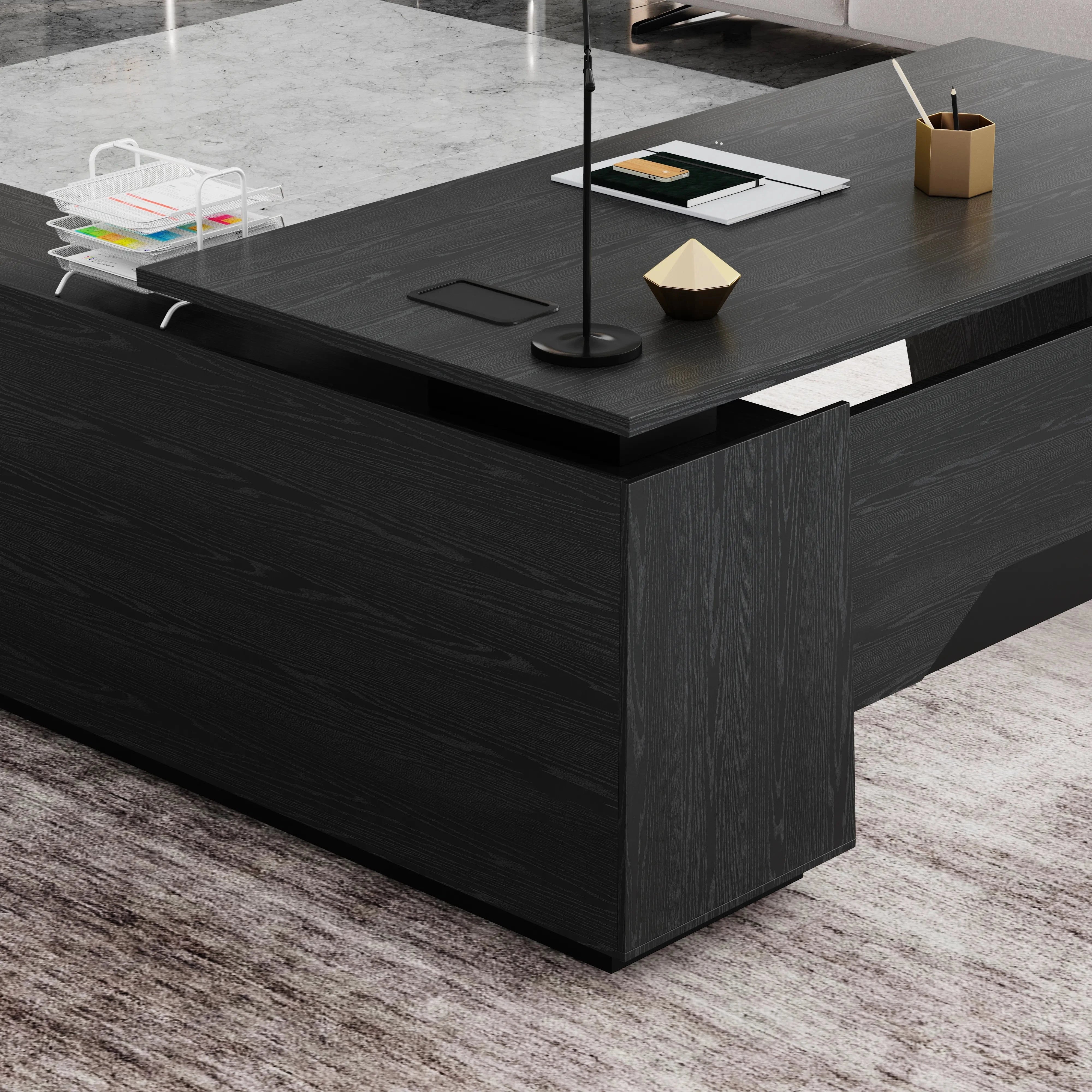 Jaxson ยท Modern L-Shaped Executive Desk