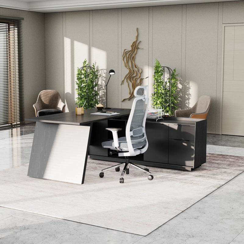 Jaxson ยท Modern L-Shaped Executive Desk