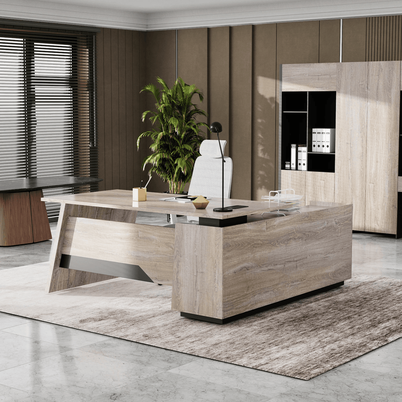 Jaxson ยท Modern L-Shaped Executive Desk