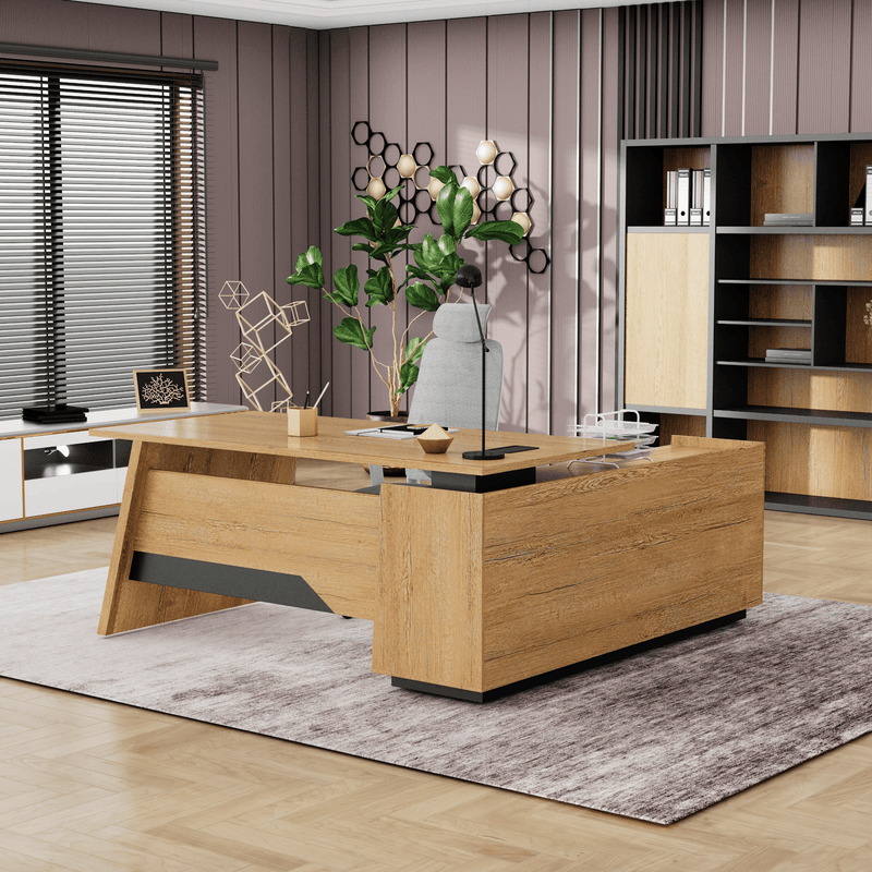 Jaxson ยท Modern L-Shaped Executive Desk