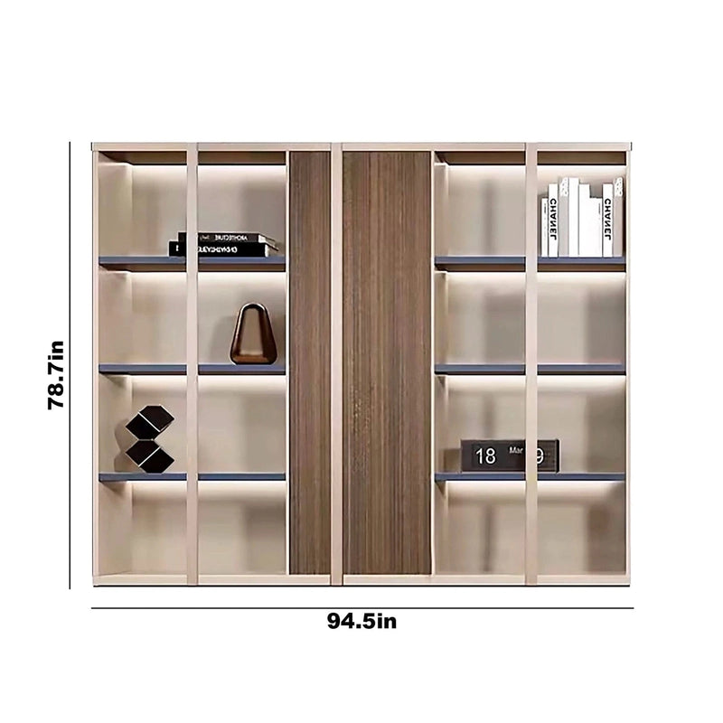 Jenkins ยท Office Shelves w/ Lighting & Closet