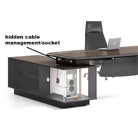 Jennifer · Modern L-Shaped Executive Desk