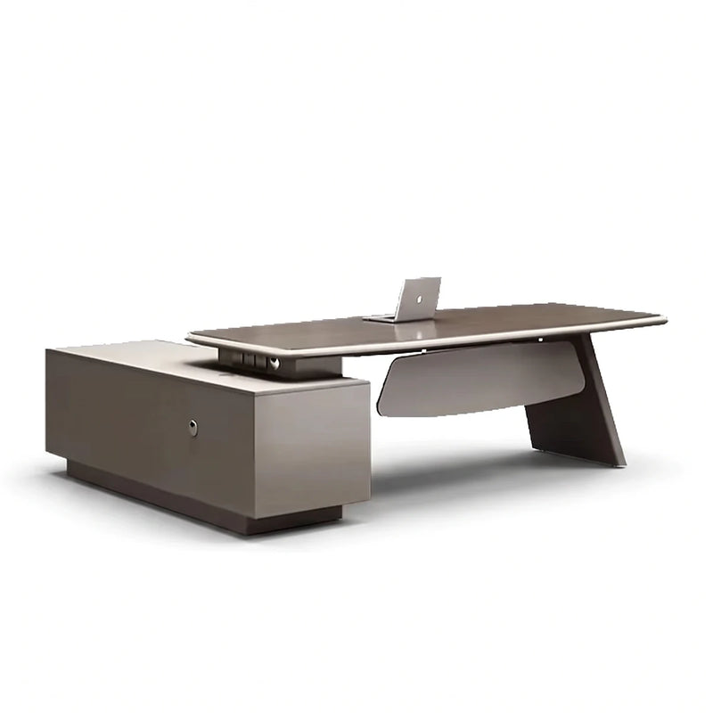 Corely desk on a white studio background