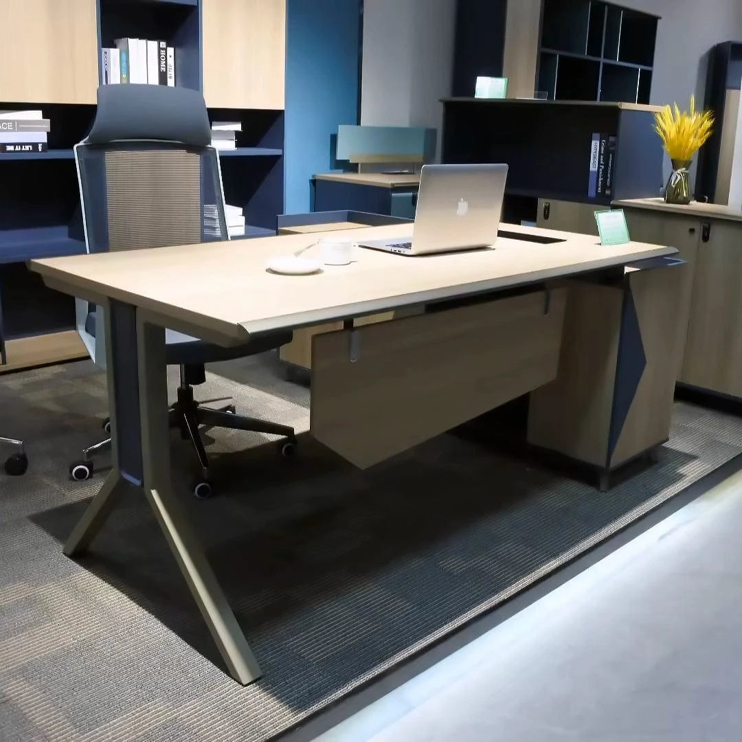 Jessie ยท Modern L-Shaped Executive Desk