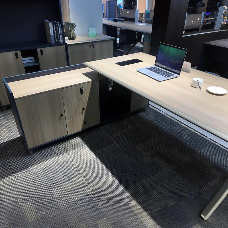 Jessie ยท Modern L-Shaped Executive Desk