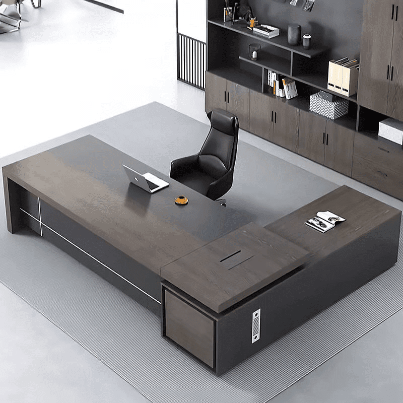 Joaquin · Modern L-Shaped Executive Desk