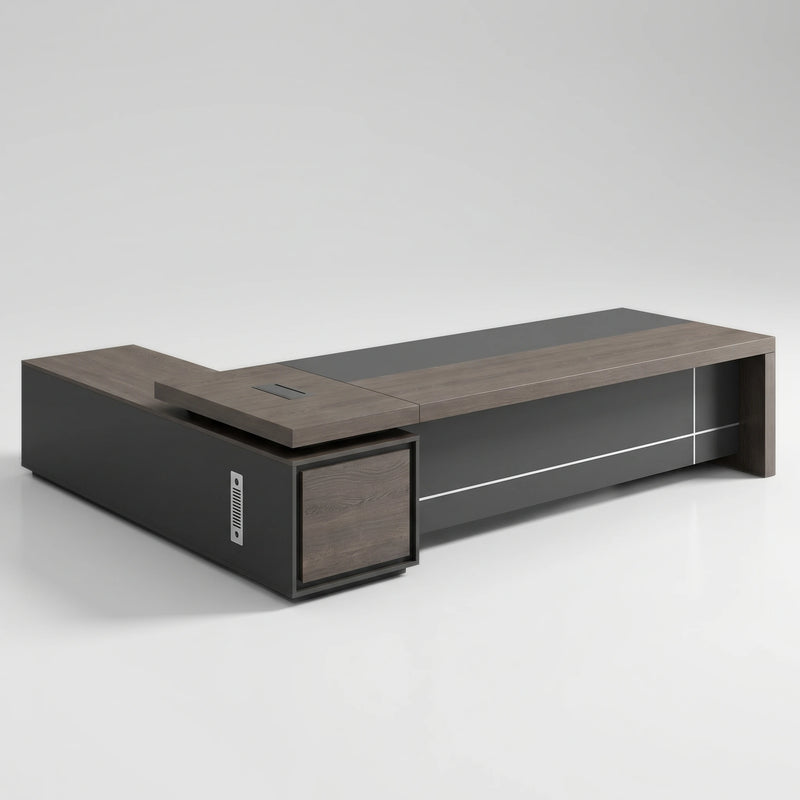 Carlaw · Modern L-Shaped Executive Desk