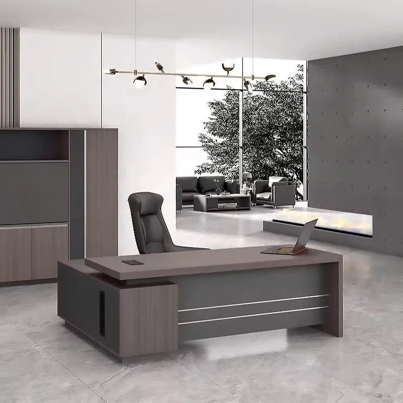 Jonathan ยท Modern L-Shaped Executive Desk