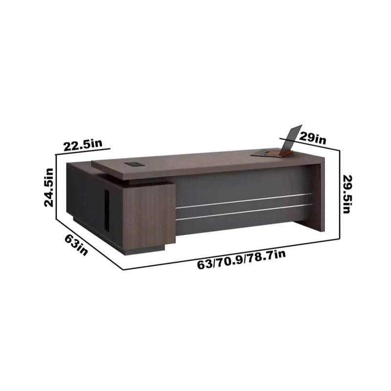 Jonathan ยท Modern L-Shaped Executive Desk