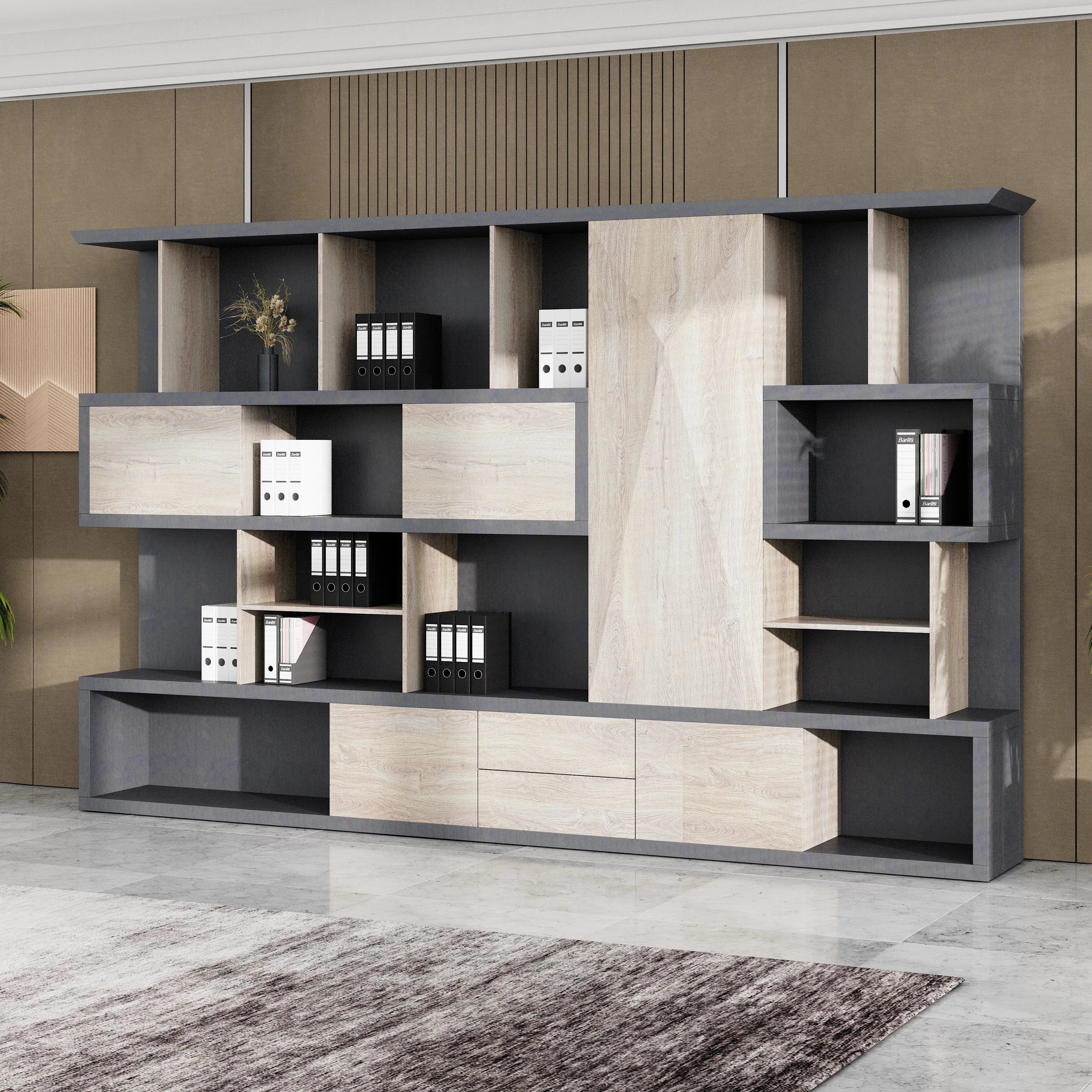 Julian · Office Mixed Media Shelves & Storage