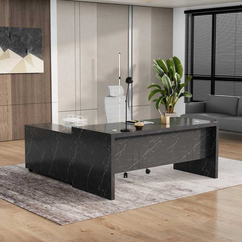 Juliet ยท Executive Desk w/ Mobile Storage