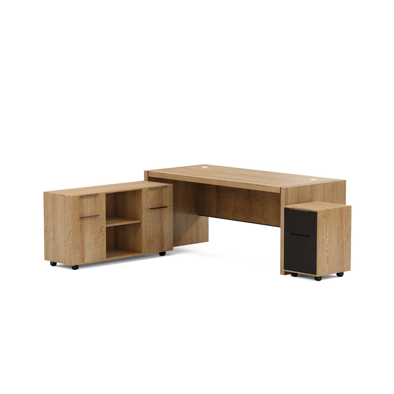 Juliet ยท Executive Desk w/ Mobile Storage