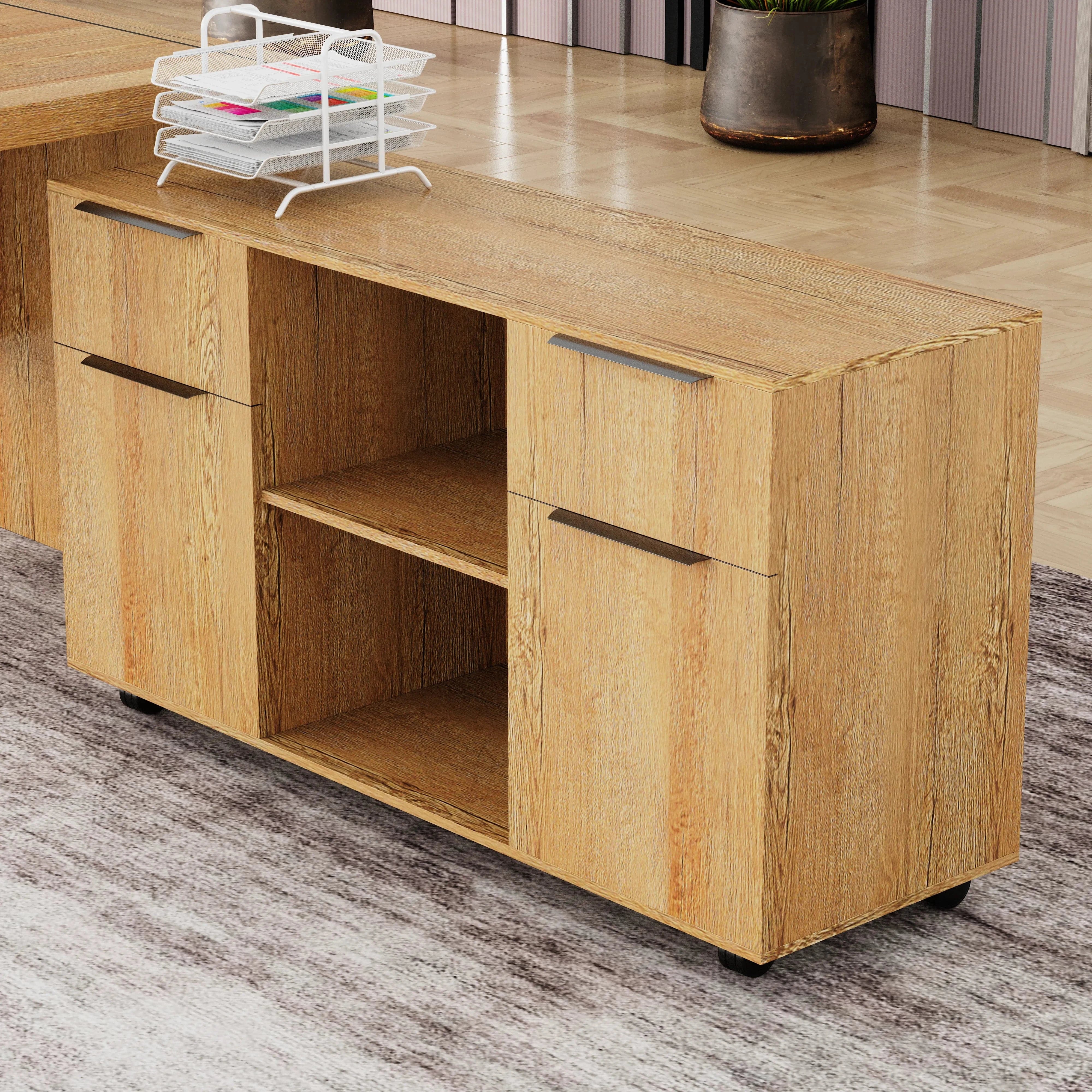 Juliet ยท Executive Desk w/ Mobile Storage