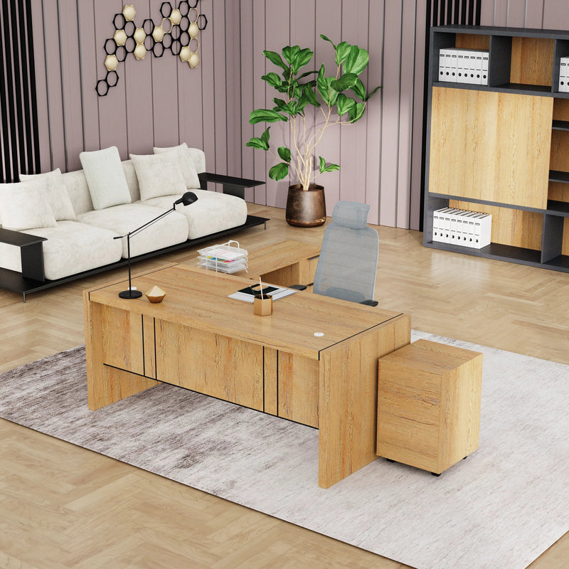 Juliet ยท Executive Desk w/ Mobile Storage